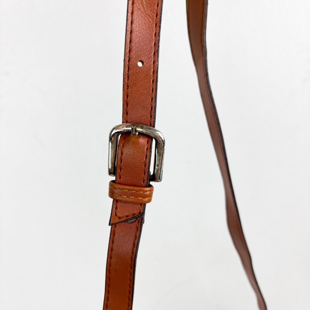 Vintage Dooney & Burke Two Tone Leather Satchel Bag - Picture 12 of 12